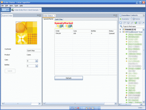 図1IBM Lotus Expeditor 6.1.1