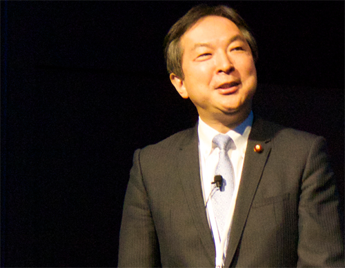 総務大臣政務官 輿水恵一氏
