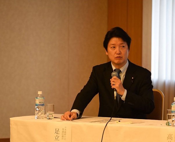 衆議院議員、日本維新の会 足立康史氏