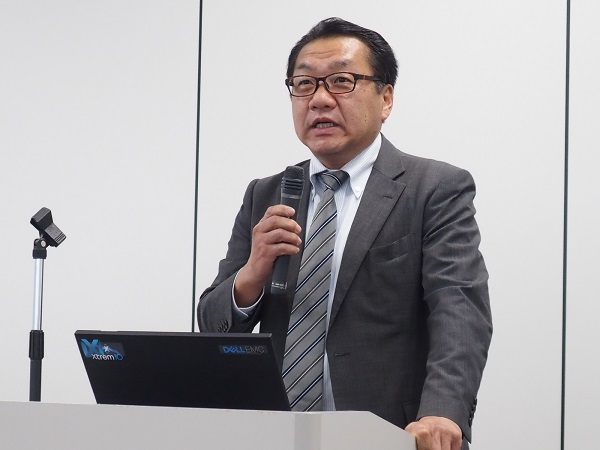 EMCジャパン株式会社DPS事業本部 シニア システムズ エンジニア 津久井 孝利氏