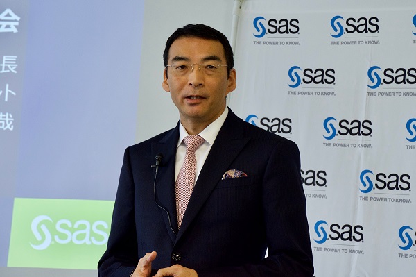 SAS Institute Japan 代表取締役社長 兼 SAS Institute Inc. 日本・韓国地域統括バイスプレジデントの堀田徹哉氏