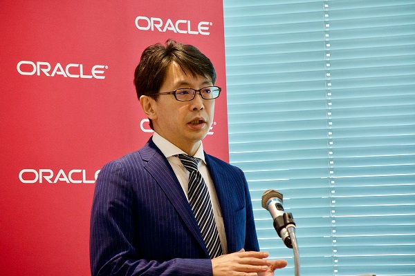 日本オラクル クラウドテクノロジー事業統括 Cloud Platformビジネス推進本部 本部長の佐藤裕之氏