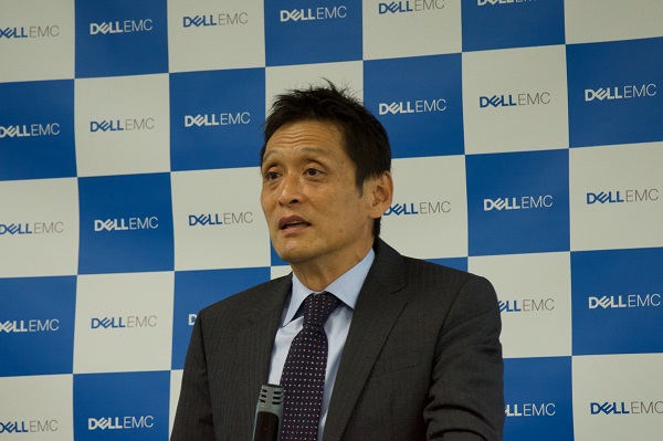 Dell EMC 執行役員副社長 インフラストラクチャ・ソリューションズ事業統括 松本光吉氏