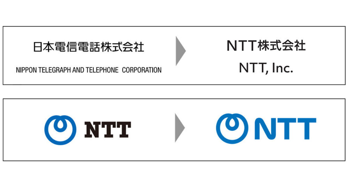 NTT、7月1日から商号を「NTT株式会社」に変更 グループ会社ロゴも