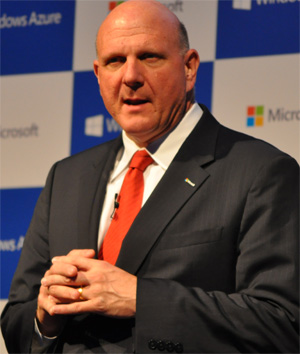 まさかの競合が提携 MicrosoftのCEO スティーブ・バルマー氏