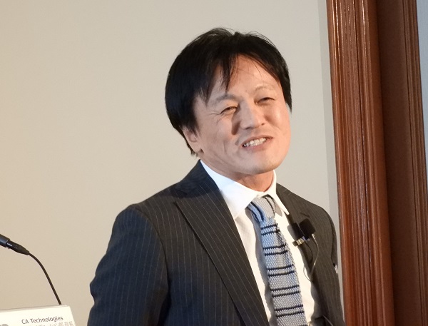 CA Technologiesでセキュリティ・ソリューション営業部部長を務める四宮康典氏